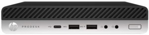 Компьютер HP ProDesk 600 G3 DM (Core i3 7100T 2.7Ghz/8Gb/SSD256Gb/HD Graphics 630/W10P64) 1HL29AW