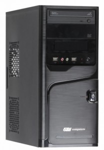 Компьютер Oldi Office 150 (Core i5-7400 3GHz/8Gb/1Tb/HD Graphics 630/W10HSL64/Black) 475396