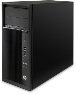 Компьютер HP Z240 TWR (E3 1230v5 3.4Ghz/16Gb/1Tb+SSD8Gb/DVD/W10Pro) T4K38ES