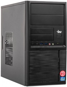 Компьютер iRu Home 624 MT (FX 4300 3.8Ghz/4Gb/1Tb/GeForce GTX 1050/DOS/Black) 497798