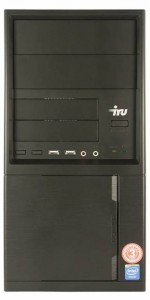 Компьютер iRu Office 311 MT (Core i3 6100 3.7Ghz/4Gb/500Gb/HD Graphics 530/DOS/Black) 427349