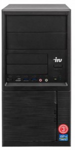 Компьютер iRu City 319 MT (Pentium G4400 3.3Ghz/8Gb/500Gb/HD Graphics 510/W10 Pro 64/Black) 442164