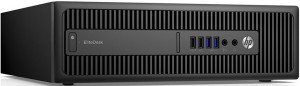 Компьютер HP EliteDesk 800 G2 (Core i5 6600 3.3Ghz/8Gb/256Gb/DVD/HD Graphics 530/DOS/Black) W3L38ES