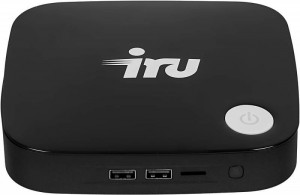 Неттоп iRu 316 (Cel N3160 1.6Ghz/4Gb/500Gb/HD Graphics 400/DOS/Black) 481644
