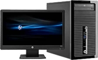 Компьютер HP Prodesk 400 MT (Core i5/4590S/3000Mhz/4Gb/500Gb/DVDRW/Win 8.1 Pro down to Win7 Pro 64/Black)