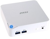 Неттоп MSI Cubi-081XRU (Pentium-3805U/1.9/4Gb/128Gb/WiFi/Vesa/4xUSB 3.0/HDMI/LAN/DOS/White)