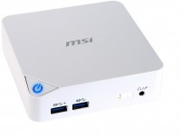 Неттоп MSI Cubi-228XRU (Celeron 3215U/1.7ГГц/4Gb/500Gb/Int:Intel HD/WiFi/BT/Vesa/4xUSB 3.0/HDMI/LAN/DOS/White)