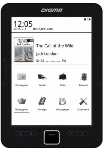 Электронная книга Digma E634 Black