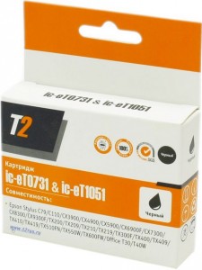 Картридж для принтера T2 IC-ET0731 Black