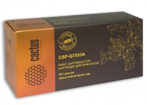 Картридж для принтера Cactus  PREMIUM CSP-Q7553A Black