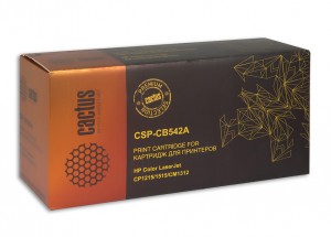 Картридж для принтера и МФУ Cactus  CSP-CB542A Yellow