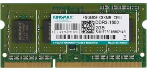 Оперативная память Kingmax DDR3 2Gb 1.6GHz 2048/1600 RTL PC3-12800