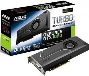 Видеокарта Asus GeForce GTX 1080 TURBO 1607Mhz PCI-E 3.0 8192Mb 10010Mhz 256 bit DVI HDMI HDCP