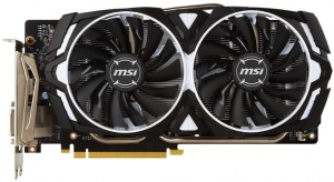 Видеокарта MSI GeForce GTX 1060 1544Mhz PCI-E 3.0 3072Mb 8008Mhz 192 bit DVI 2HDMI 2DP (GTX 1060 ARMOR 3G OCV1)