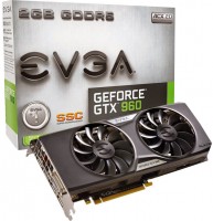 Видеокарта EVGA GF-GTX960 SSC 2Gb DDR5 128bit PCI-E DVI HDMI 3xDP Retail (02G-P4-2966-KR)