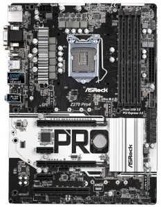 Материнская плата ASRock Z270 PRO4