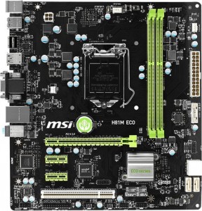 Материнская плата MSI H81M ECO