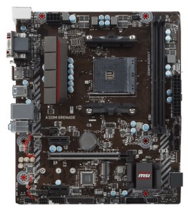 Материнская плата MSI A320M Grenade