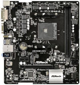 Материнская плата ASRock AB350M-HDV