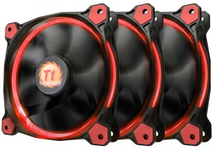 Система охлаждения Thermaltake Case Riing 12 High Static Pressure LED Red