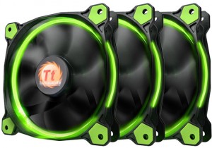 Система охлаждения Thermaltake Case Riing 12 High Static Pressure LED Green