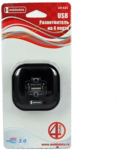 USB-Хаб Mobiledata UH-635 Black