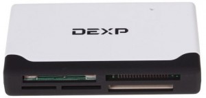 Картридер DEXP RL-02 Black white