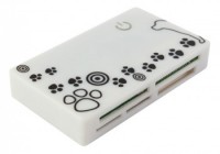 Картридер PC PET CR-215DWH USB 2.0 24 in 1 Dog White
