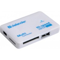 Картридер Defender COMBO TINY + USB хаб (3 порта)