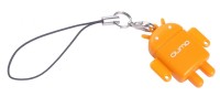 Картридер Qumo FUNDROID Orange + Micro SDHC 16Gb class 10