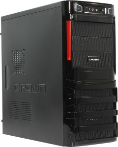 Корпус Crown CMC-SM162 без БП Black