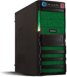 Корпус Crown CMC-SM162 без БП Black Green