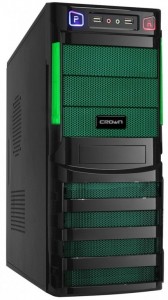 Корпус Crown CMC-SM162 450W Black green