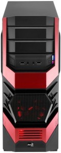 Корпус Aerocool Cyclops Advance Window без БП Black red