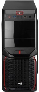 Корпус Aerocool V3X Advance без БП Red Edition