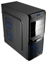 Корпус Aerocool  V3X Blue Edition-Black
