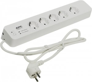 Сетевой фильтр APC by Schneider Electric PM5-RS 5 розеток 1.83 м White