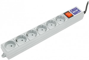 Сетевой фильтр Power Cube SPG(5+1)-15B-15 5м Grey