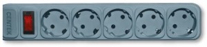 Сетевой фильтр Centek СТ-8900 5 1.8Gray