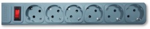 Сетевой фильтр Centek СТ-8901 6 4.5 Gray