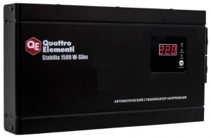 Стабилизатор напряжения Quattro Elementi Ergus Stabilia 1500W-Slim 772-579