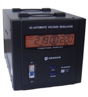 Стабилизатор напряжения Krauler VR-S5000VA Black