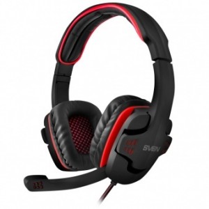Компьютерная гарнитура Sven AP-G855MV Black red
