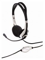 Компьютерная гарнитура Hama HS-250 Black white