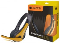 Компьютерная гарнитура Canyon CNS-CHSC1BY Black yellow