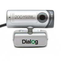 Веб-камера Dialog WC-25U silver
