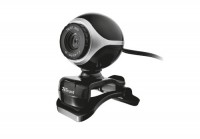 Веб-камера Trust Exis Webcam Black-Silver