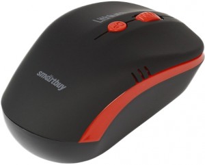 Оптическая светодиодная мышь SmartBuy One SBM-344CAG Black red