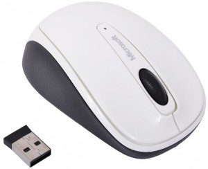 Оптическая светодиодная мышь Microsoft GMF-00294 Wireless Mobile Mouse 3500 White USB