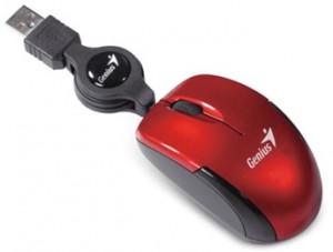 Мышка Genius Micro Traveler super mini size Red